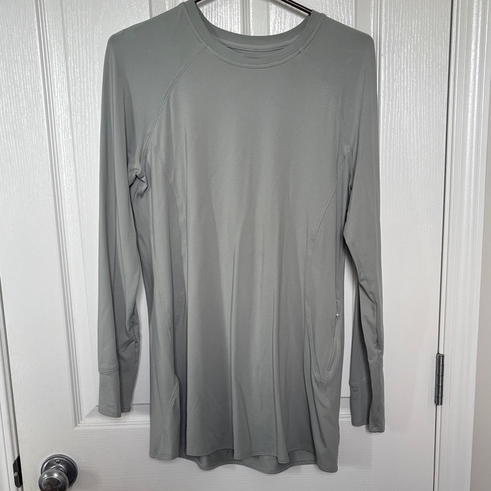 Women’s  Lululemon Performance Long Sleeve Shirt - Jade Grey new condition
